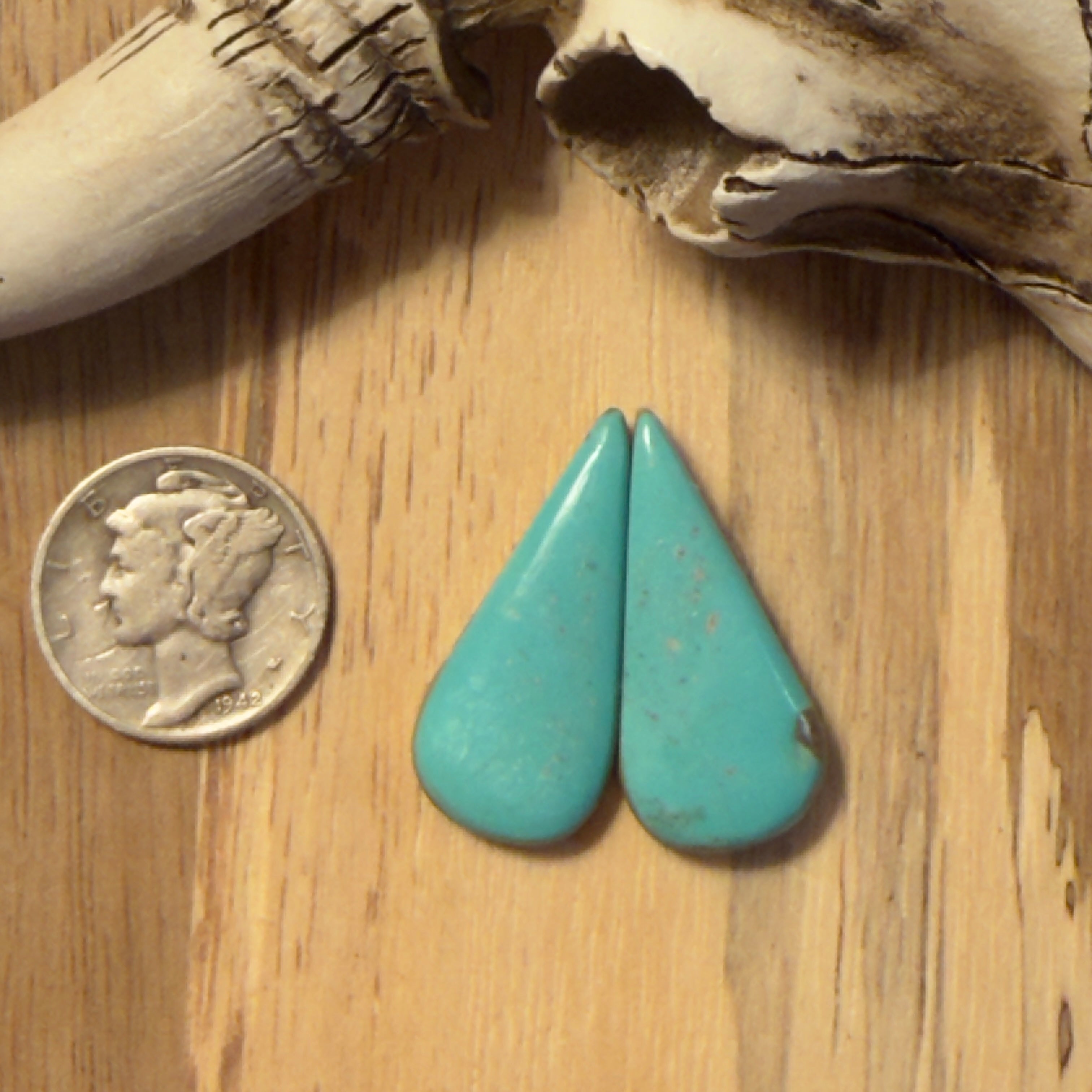 Royston Turquoise Matching Pair