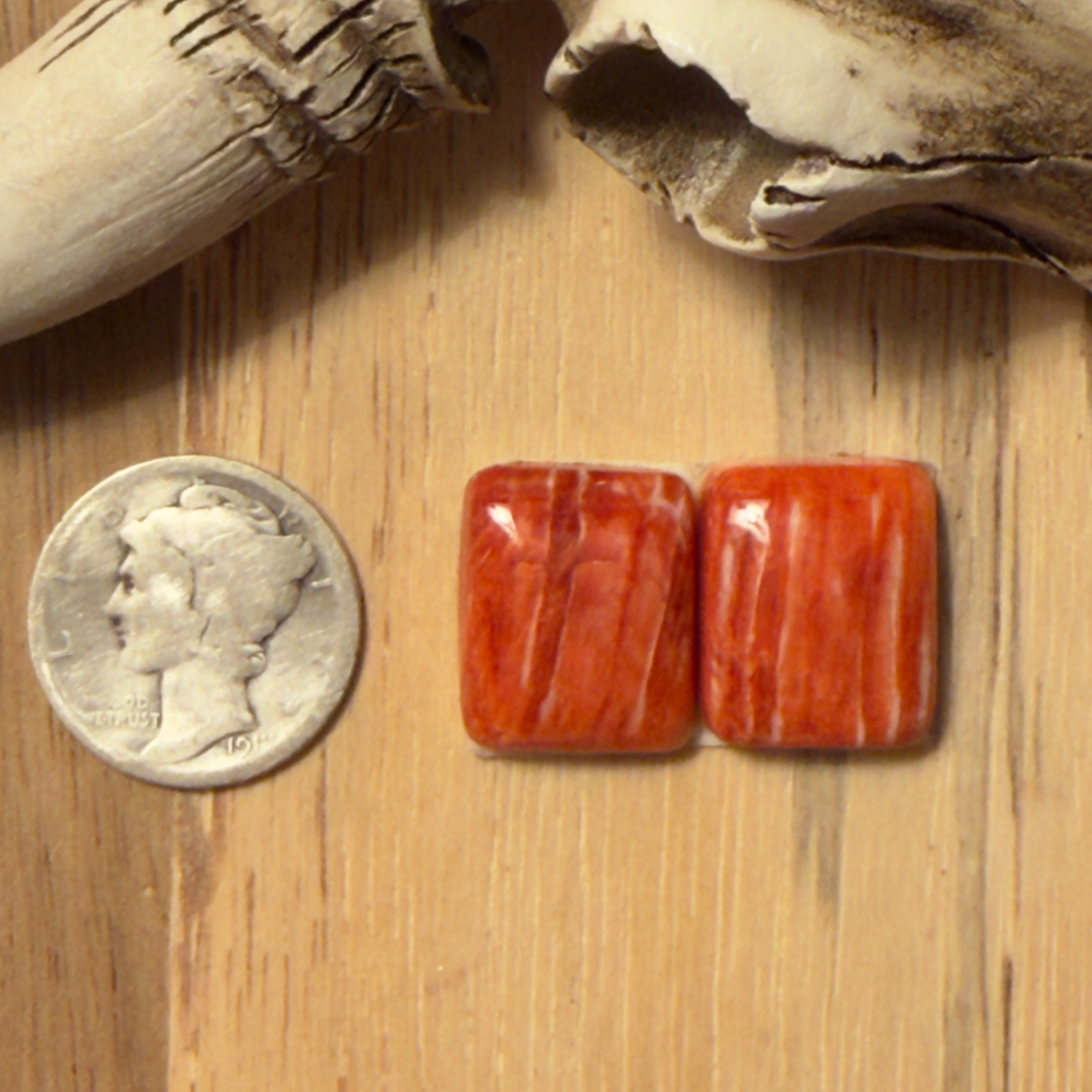 Red Spiny Oyster Matching Pair