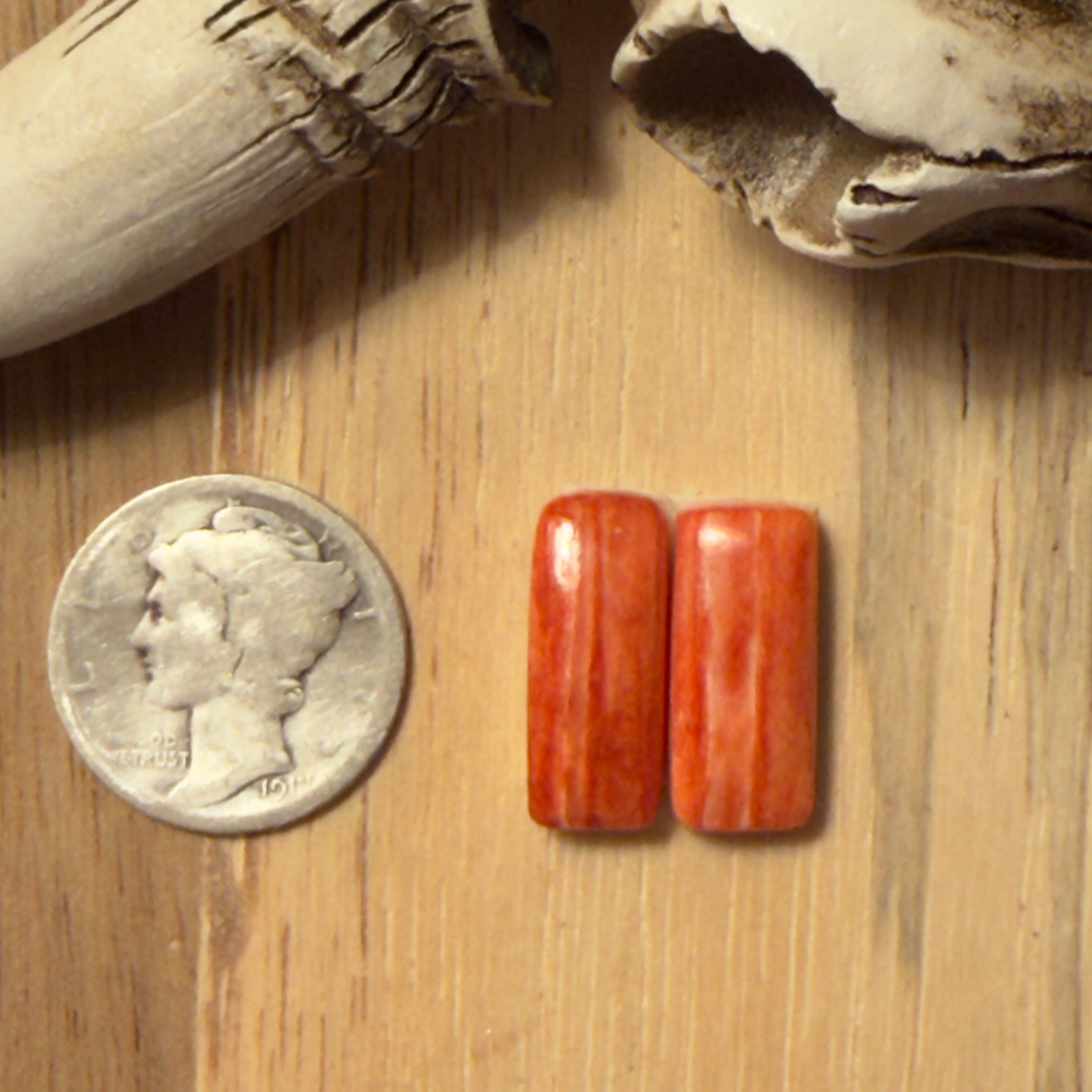 Red Spiny Oyster Matching Pair