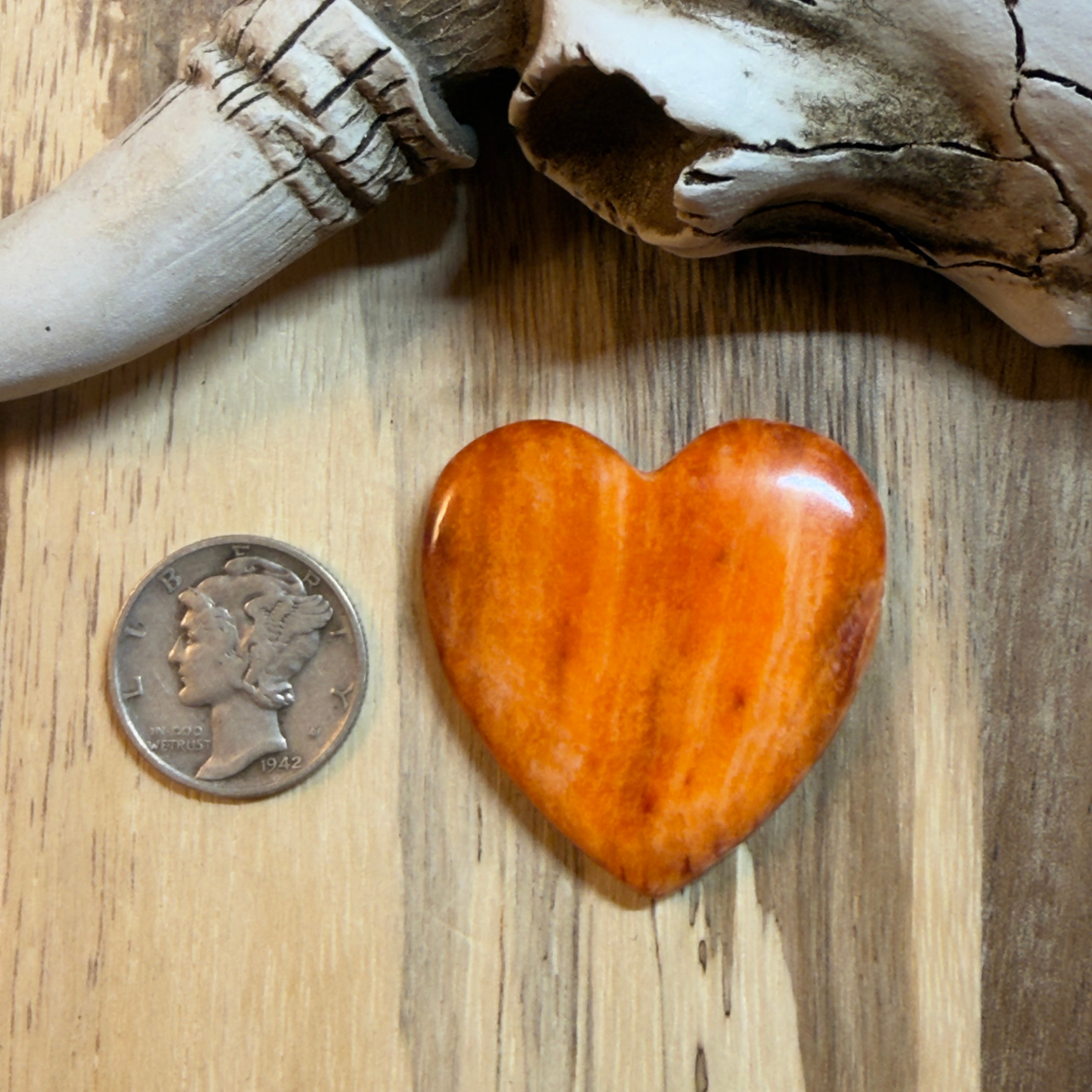 Orange Spiny Oyster Heart
